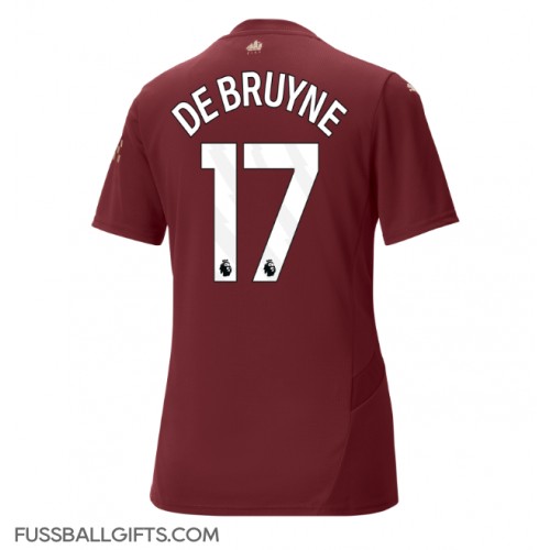 Manchester City Kevin De Bruyne #17 Fußballbekleidung 3rd trikot Damen 2024-25 Kurzarm